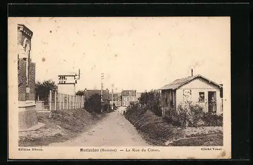 AK Montauban, La Rue du Coeur