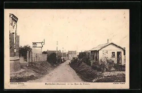 AK Montauban, La Rue du Coeur