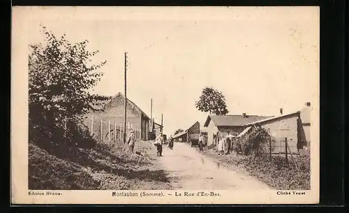 AK Montauban, La Rue d`En-Bas