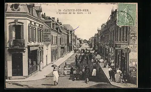 AK Cayeux-sur-Mer, L`Avenue de la Gare