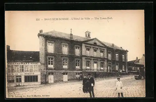 AK Bray-sur-Somme, L`Hotel de Ville