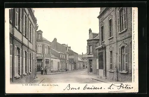 AK Le Crotoy, Rue de la Croix