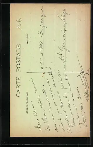 AK Ham, La Rue de Chauny et la Poste