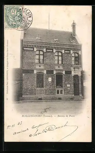 AK Hallencourt, Bureau de Postes