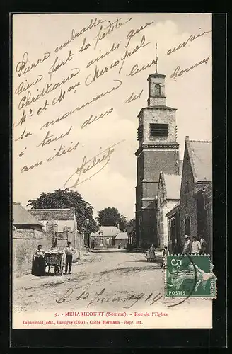 AK Mèharicourt, Rue de l`Eglise