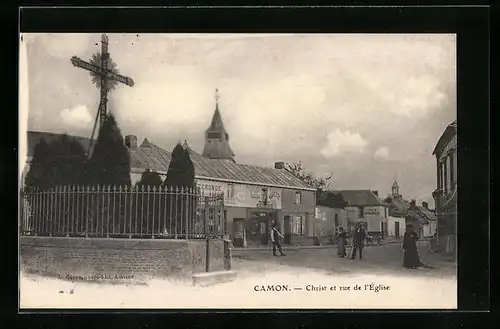 AK Camon, Christ et rue de l`Èglise