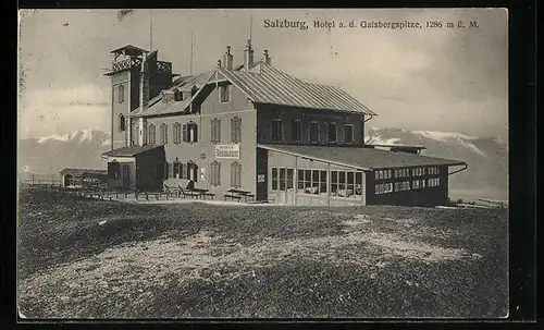 AK Salzburg, Hotel auf der Gaisbergspitze