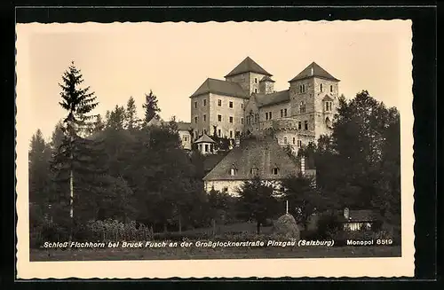 AK Bruck-Fusch an der Grossglocknerstrasse im Pinzgau, Schloss Fischhorn
