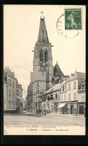 AK Conty, L`Eglise, Le Clocher