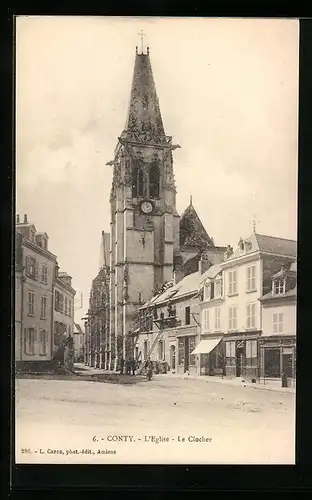 AK Conty, L`Eglise, Le Clocher
