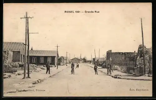 AK Roisel, Grande Rue