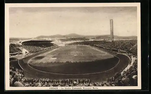 AK Firenze, Lo Stadio Comunale Giovanni Berta, Panorama