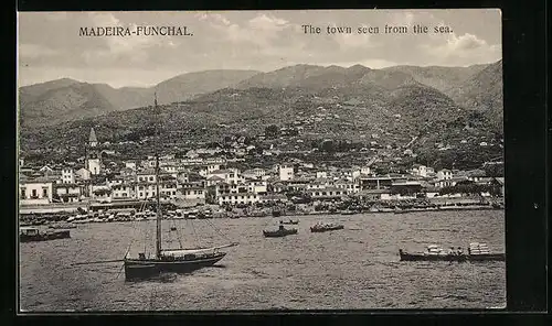 AK Funchal, the town seen from the sea
