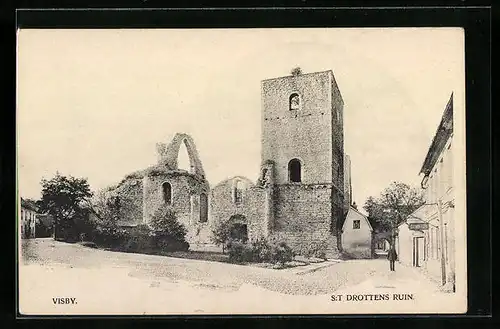 AK Visby, St. Drottens Ruin