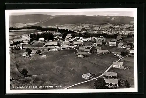 AK Höchenschwand i. bad. Schwarzwald, Generalansicht der Ortschaft