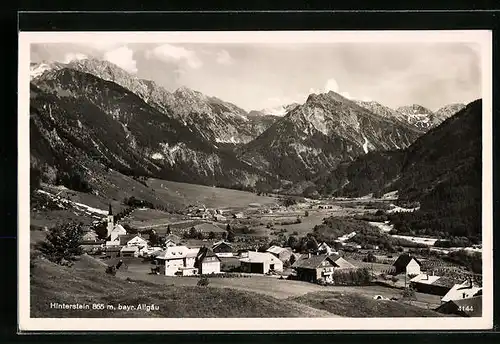 AK Hinterstein, Ortstotale im Tal