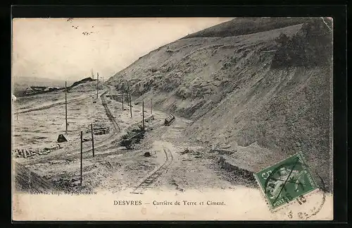 AK Desvres, Carriere de Terre et Ciment, Steinbruch