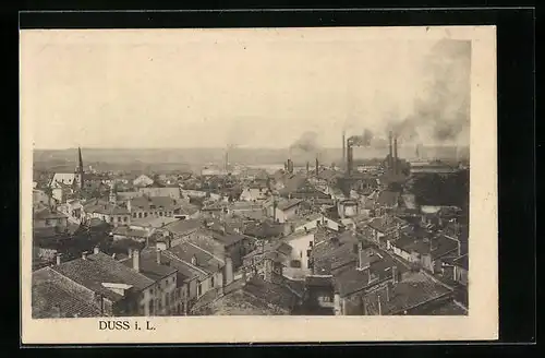 AK Duss i. L., Totale aus der Vogelschau