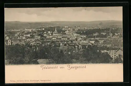 AK Saargemünd, Totalansicht