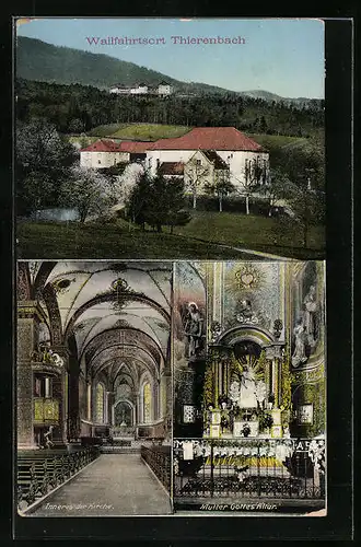 AK Thierenbach, Wallfahrtskirche, Inneres, Mutter Gottes Altar