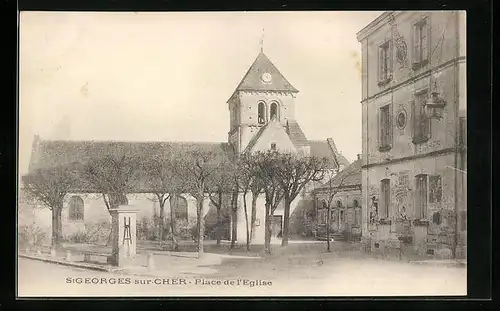 AK St-Georges-sur-Cher, Place de l'Eglise