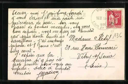 AK Morée, Arrivée de Fréteval