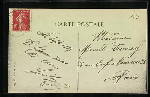 AK Fréteval, Route de Courcelles