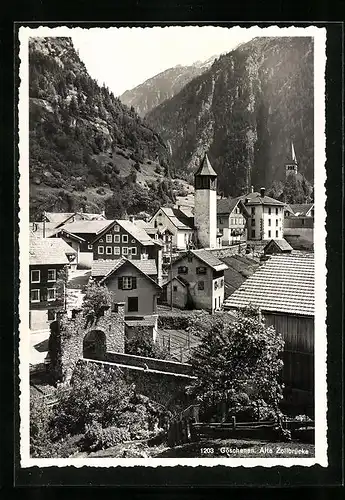 AK Göschenen, Alte Zollbrücke