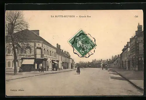 AK La Motte-Beuvron, Grande Rue