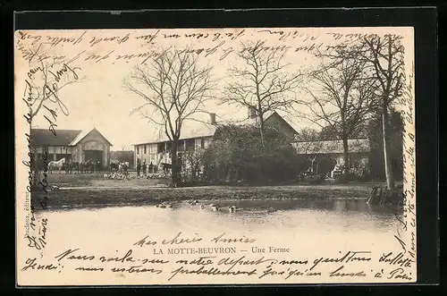 AK La Motte-Beuvron, Une Ferme