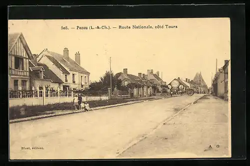 AK Pezou, Route Nationale, cote Tours