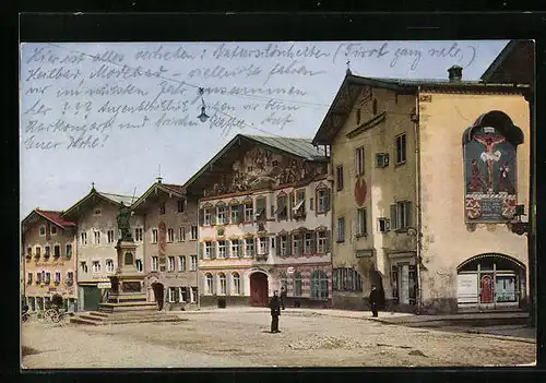 AK Bad Tölz, Marktstrasse (Moralt und Lindnerhaus)