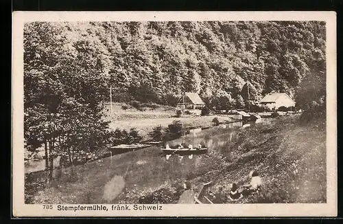 AK Gössweinstein, Stempfermühle in der fränk. Schweiz