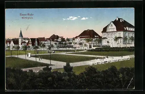 AK Essen /Ruhr, Moltkeplatz