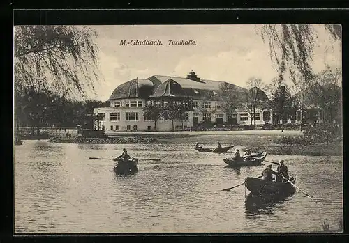 AK M.-Gladbach, Blick zur Turnhalle