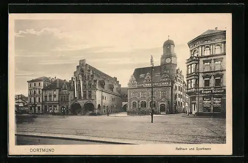 AK Dortmund, Rathaus und Sparkasse
