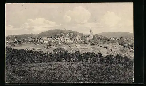 AK Oerlinghausen im Teutoburger Wald, Gesamtansicht aus der Ferne