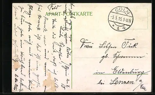 AK Köln-Neustadt, Barbarossaplatz und Hohenstaufenring