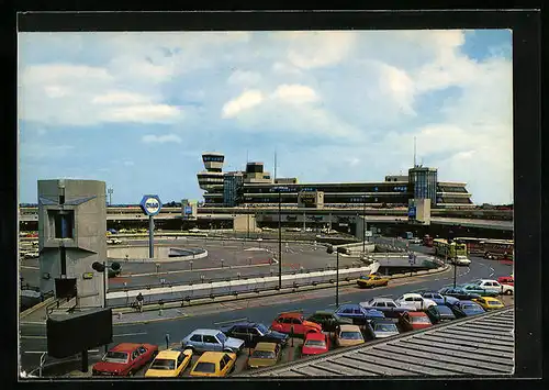 AK Berlin-Tegel, Flughafen aus der Vogelschau