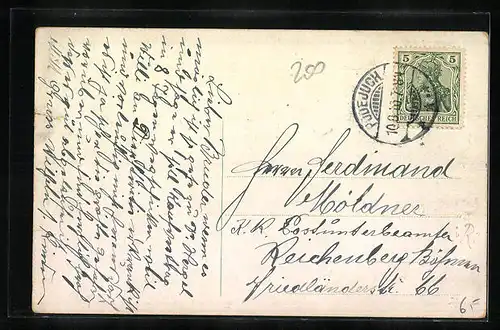 AK Salon-Schnelldampfer Freia auf hoher See