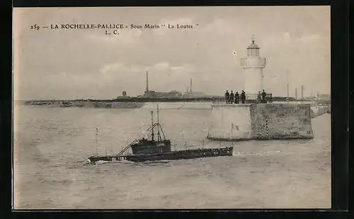 AK La Rochelle-Pallice - Sous Marin La Loutre, U-Boot