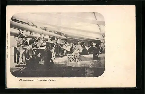 AK Neptunsfeier, Aequator-Taufe, soziales Leben