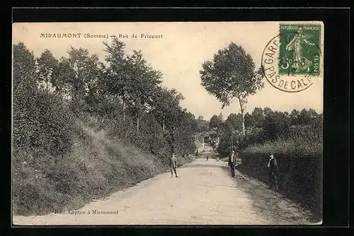 AK Miraumont, Rue de Fricourt