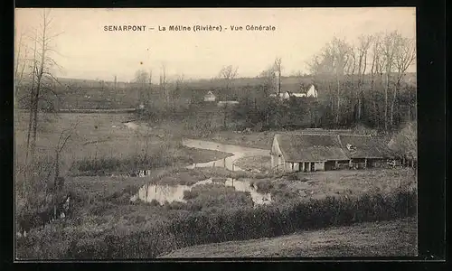 AK Senarpont, La Mèline (Rivière) - Vue Gènèrale