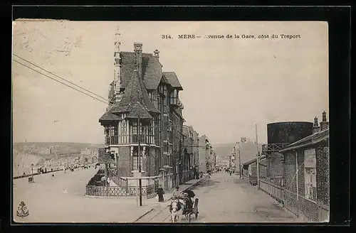 AK Mers, Avenue de la Gare, cotè du Trèport