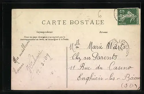 AK Mers, Avenue de la Gare, cotè du Trèport