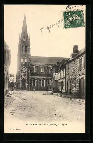 AK Beaucamps-le-Vieux, L`Èglise