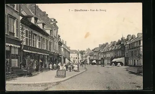 AK Doullens, Rue du Bourg
