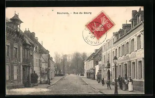 AK Doullens, Rue du Bourg