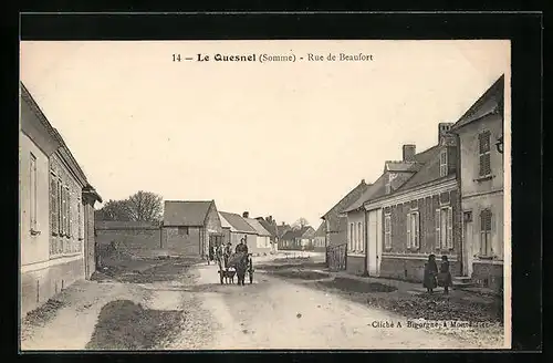 AK Le Quesnel, Rue de Beaufort
